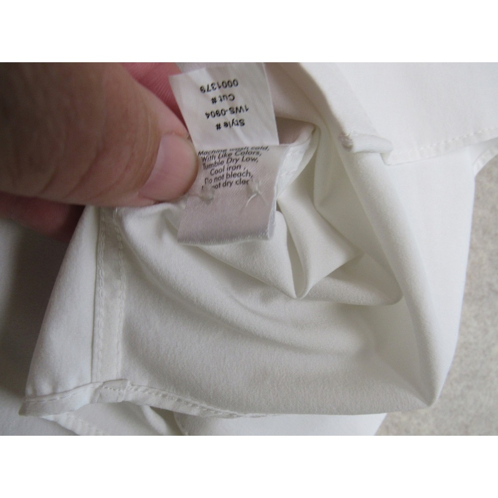 Mizzen+Main Leeward White No Tuck Dress Shirt Mens XXL Classic Fit 1WS-0904 - Picture 4 of 8